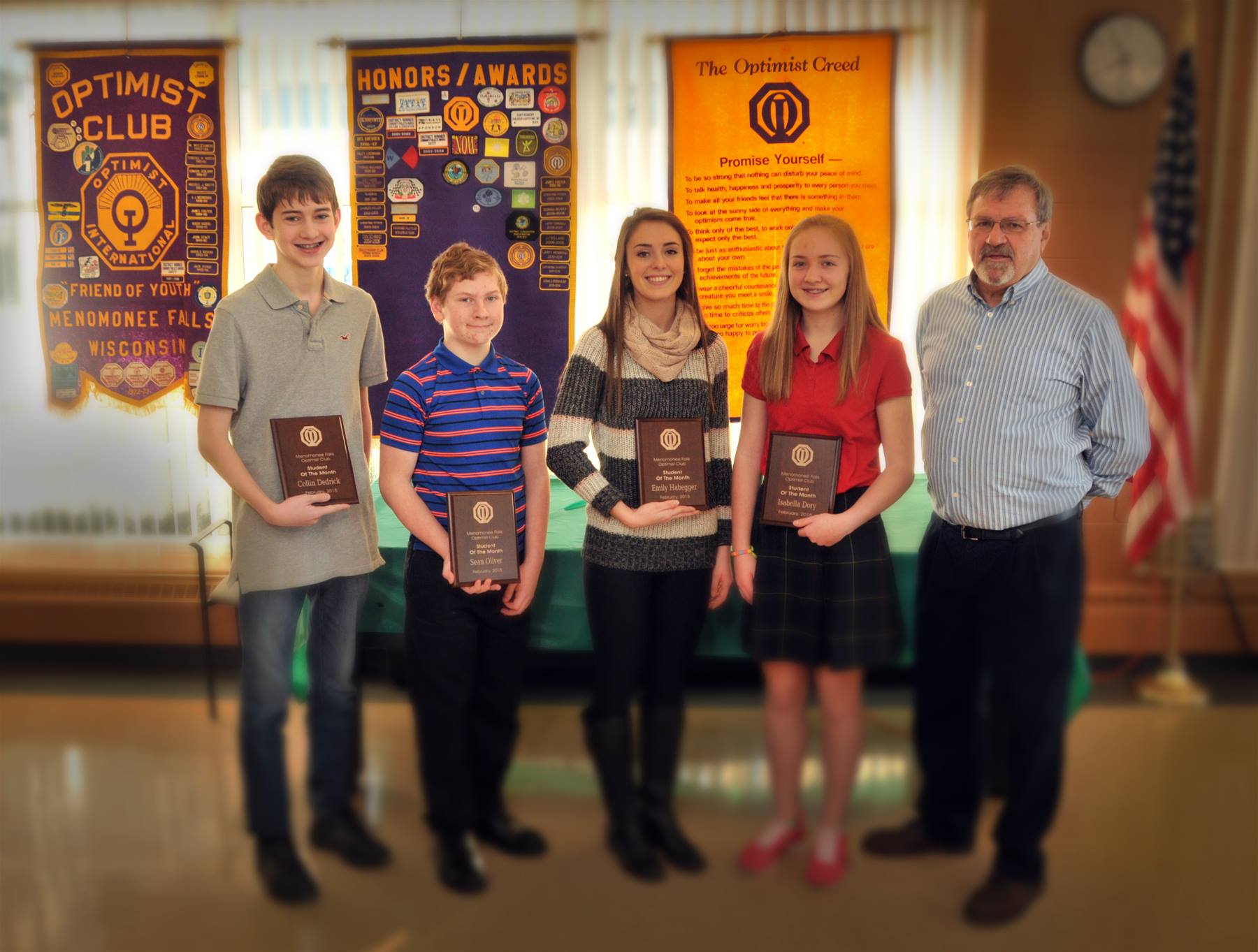 February 2015 Students of the Month