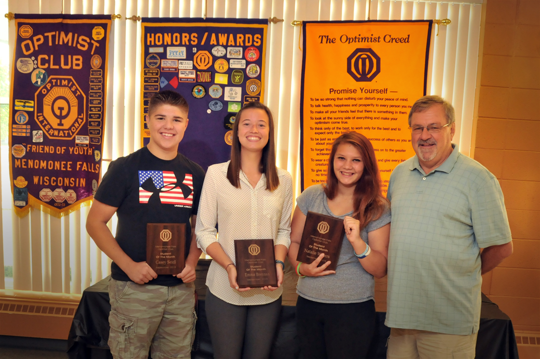 September 2015 Students of the Month