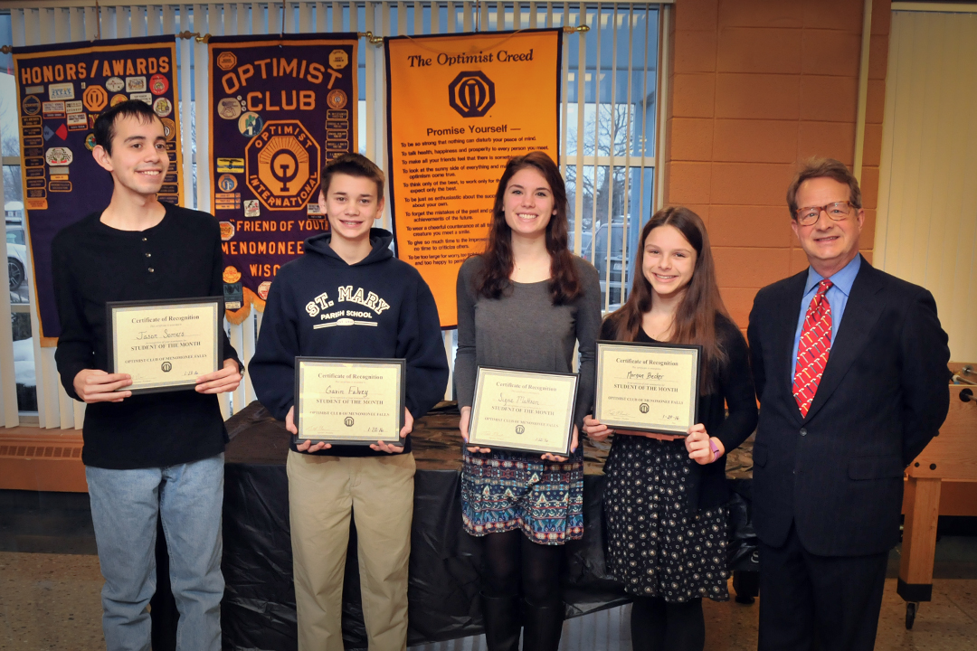 January 2016 Students of the Month