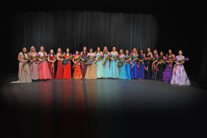 Twenty-one Menomonee Falls area high school juniors participated in the 52nd annual Distinguished Young Women Program on Saturday, March 19, 2016.