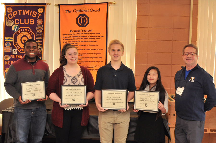 March 2016 Students of the Month