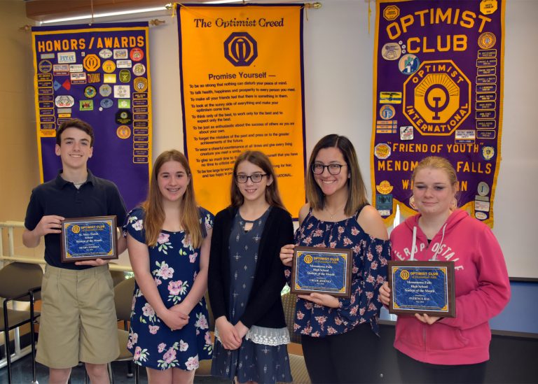 May 2018 Students of the Month