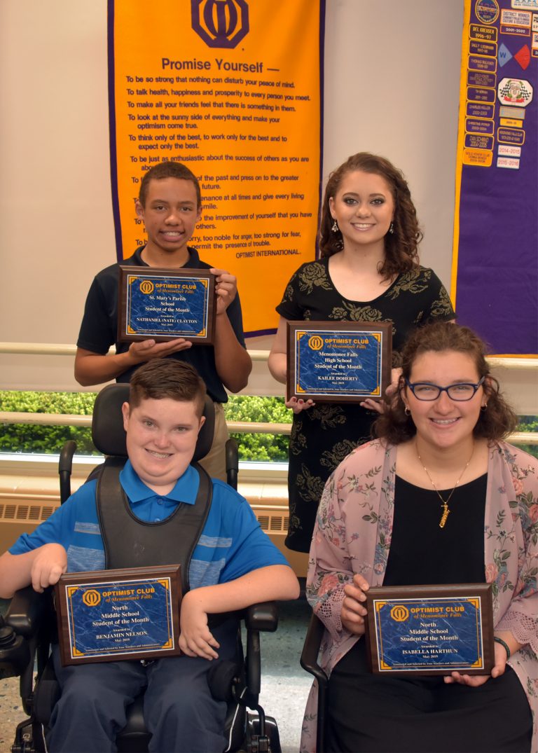 May 2019 Students of the Month