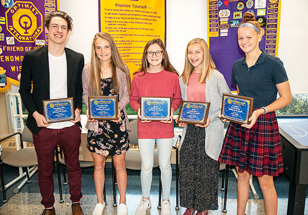 October 2019 Students of the Month